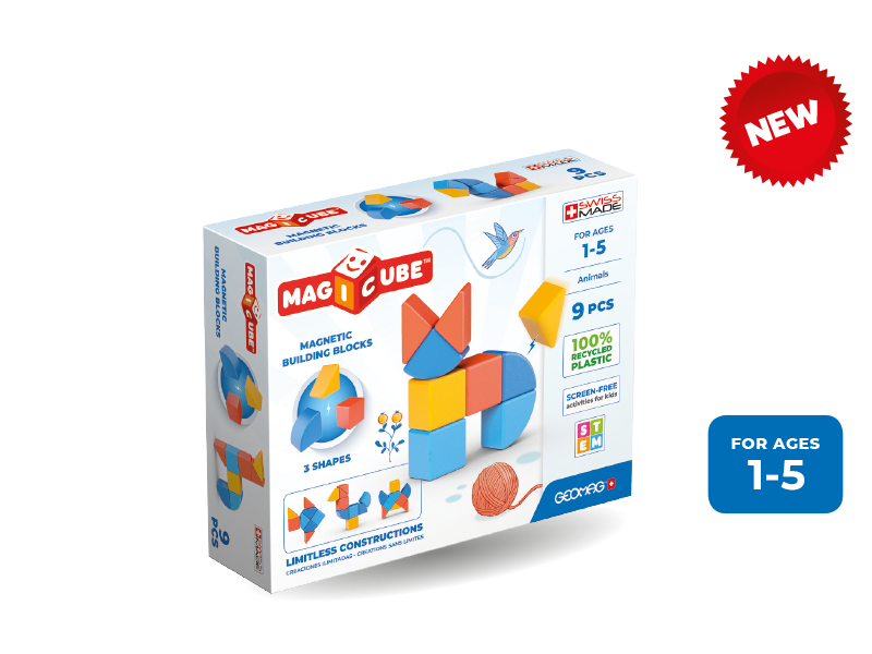 Geomag Magicube Shapes Animals 9